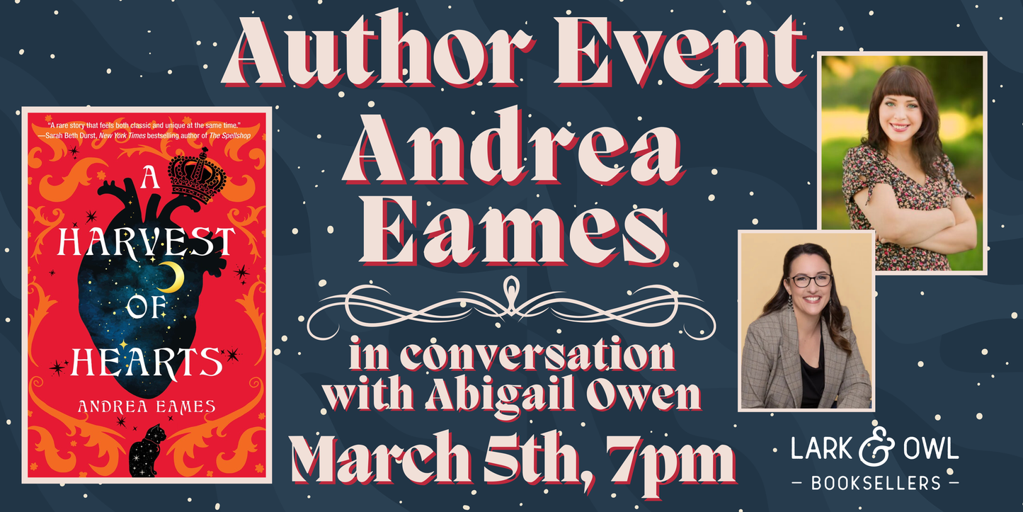 Andrea Eames Author Event - A HARVEST OF HEARTS