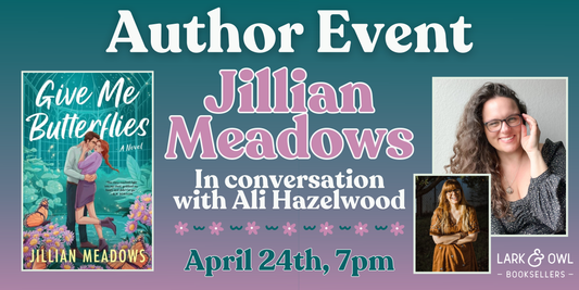 Jillian Meadows Author Event - GIVE ME BUTTERFLIES