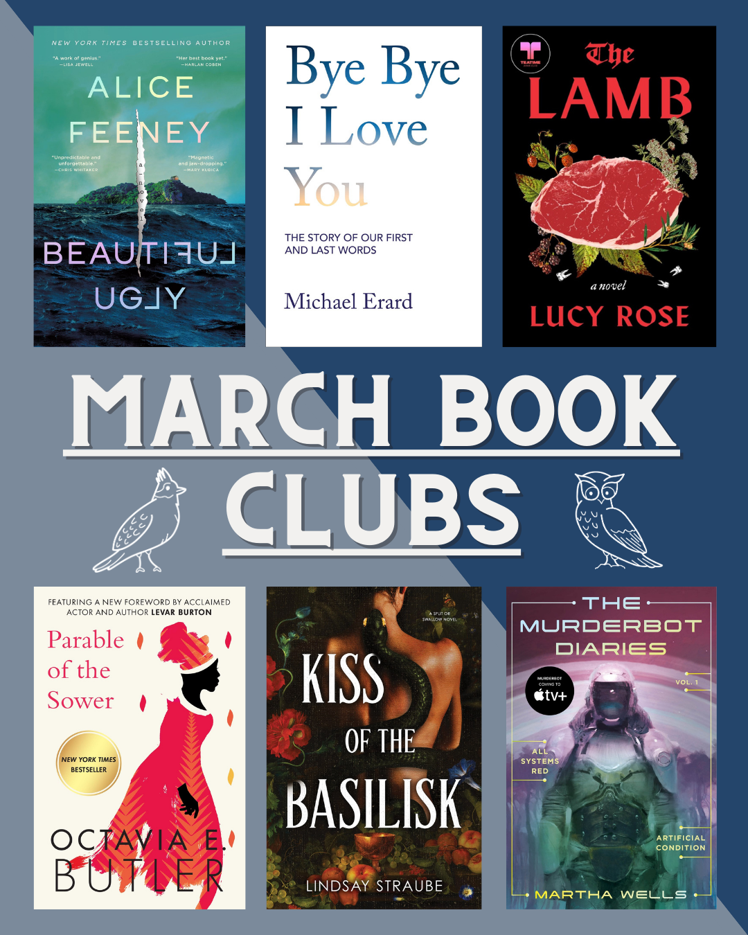 March 2025 Book Clubs!