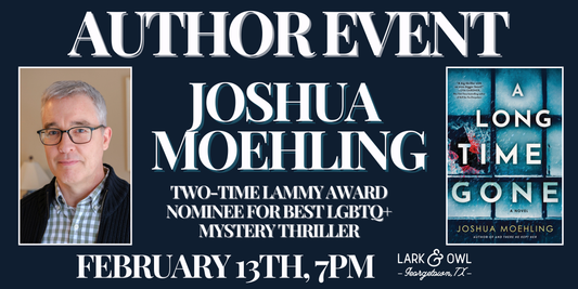 Joshua Moehling Author Event - A LONG TIME GONE