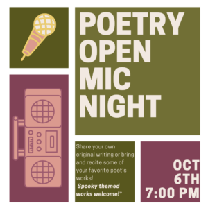 Poetry Open Mic Night - Lark & Owl Booksellers
